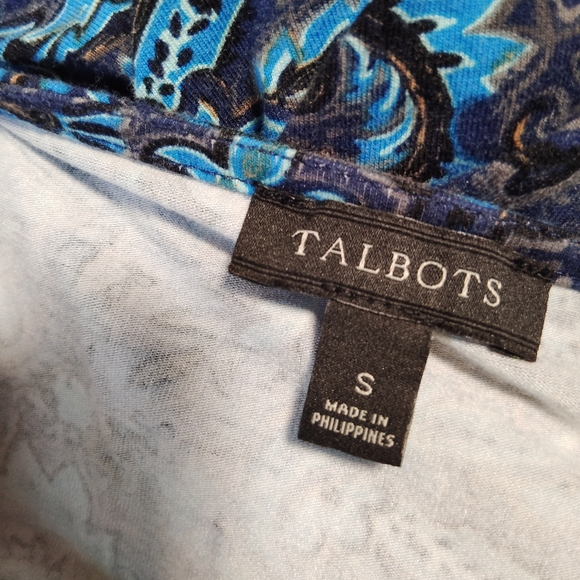 Talbots Faux Wrap Paisley Dress - Picture 5 of 5